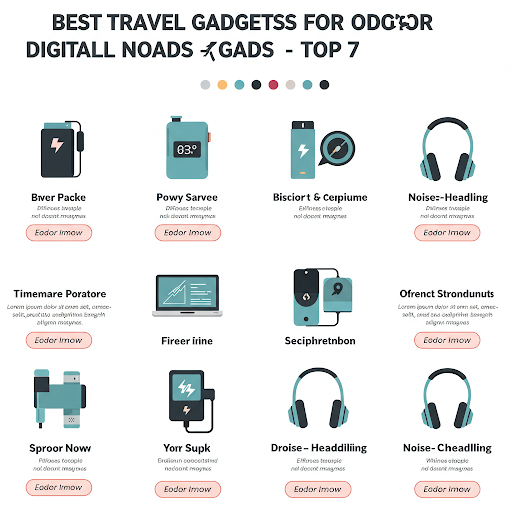 Best Travel Gadgets for Digital Nomads-Top 7